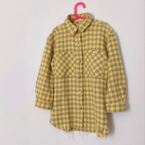 Zara Brown and yellow patterned jacket